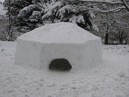 Fertiger Iglu