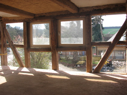 Ausblick aus unserem Schlafzimmer rechts