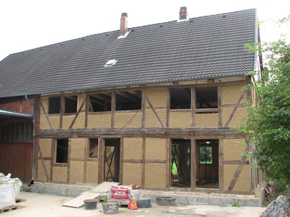 Das Fachwerk von vorne