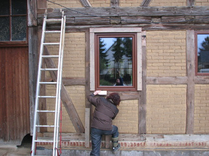 Nicole hat erste Pläne für die Fenstervekleidung gemacht