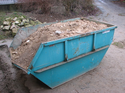 Der Container ist voll