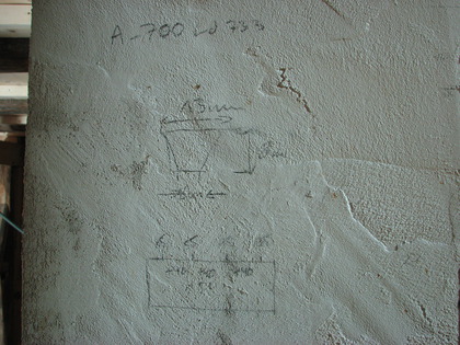 Masse des Keilriemens der Rüttelplatte