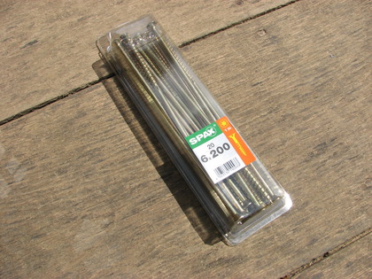 Frustrierend teure Baumarkt Schrauben