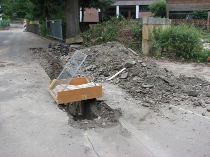 Erster Schacht wird zum Kinderspielplatz