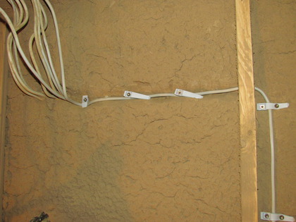 Schnell noch das Kabel einordnen